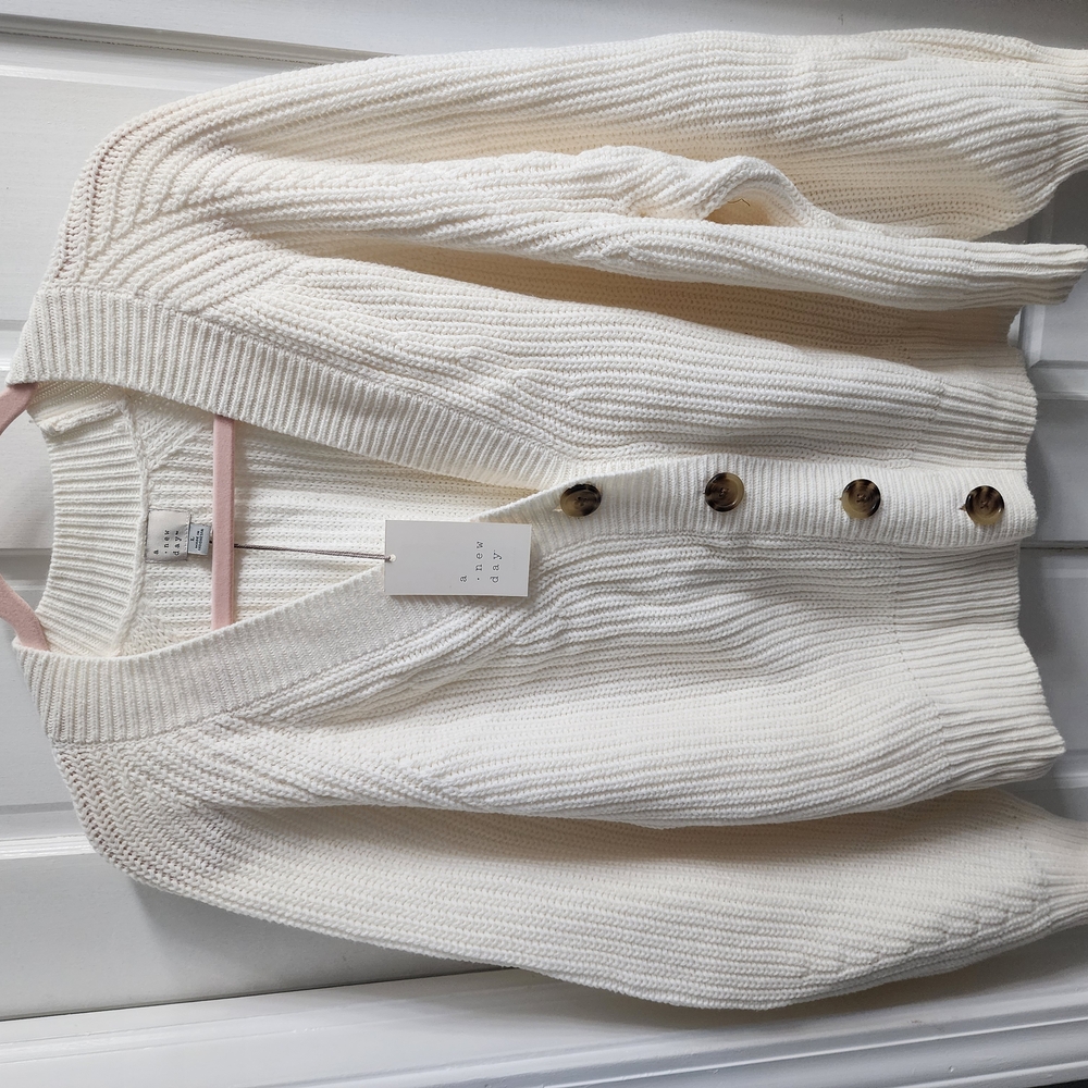 A New Day Cream Chunky Knit Cardigan